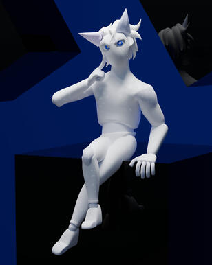 Rigged Low-Poly Full Body Model (Simplicity Discount)